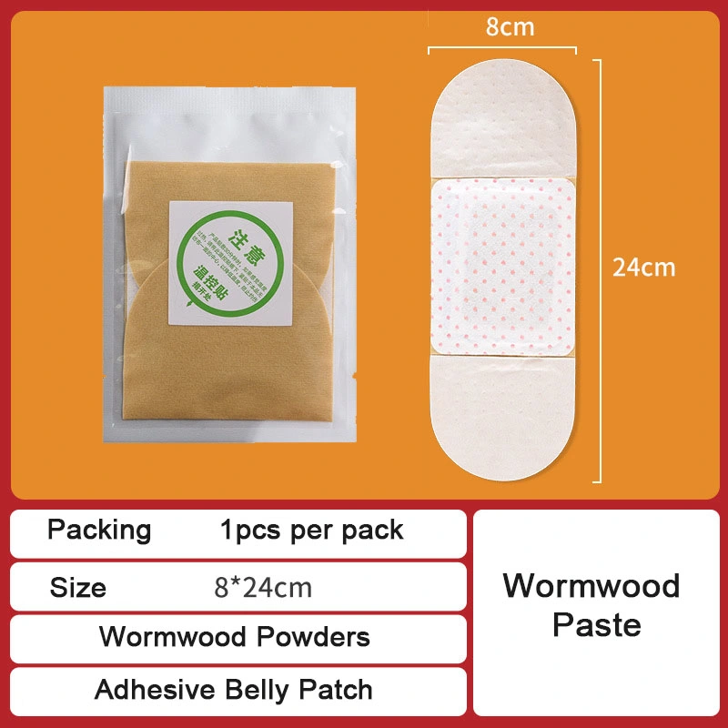 Factory Price Wormwood Belly Sticker Heat Therapy Pain Relief Knee Pain Medical Plaster