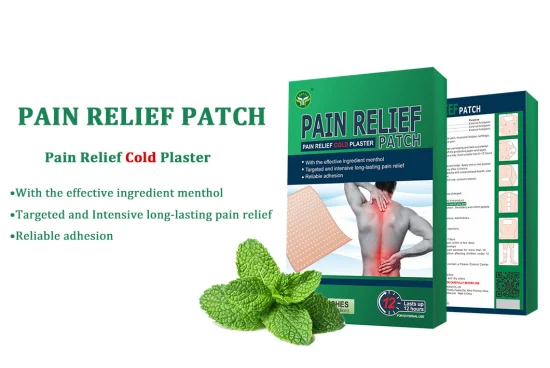 Medical Menthol Pain Relief Plaster for Neck Muscle Bone Back Knee Sprain Sciatica Pain